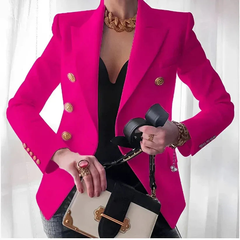 Zara | Double-Breasted Structured Blazer
