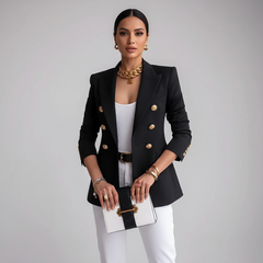 Zara | Double-Breasted Structured Blazer