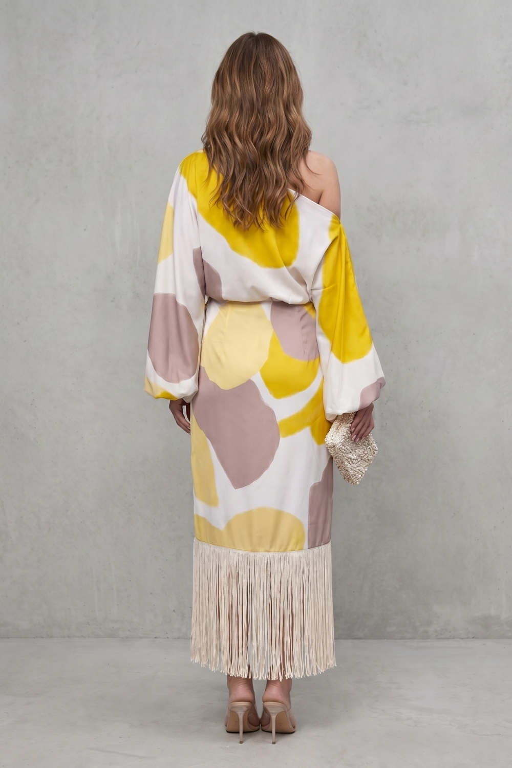 Danivelle | Abstract Print Fringe Two-Piece Set