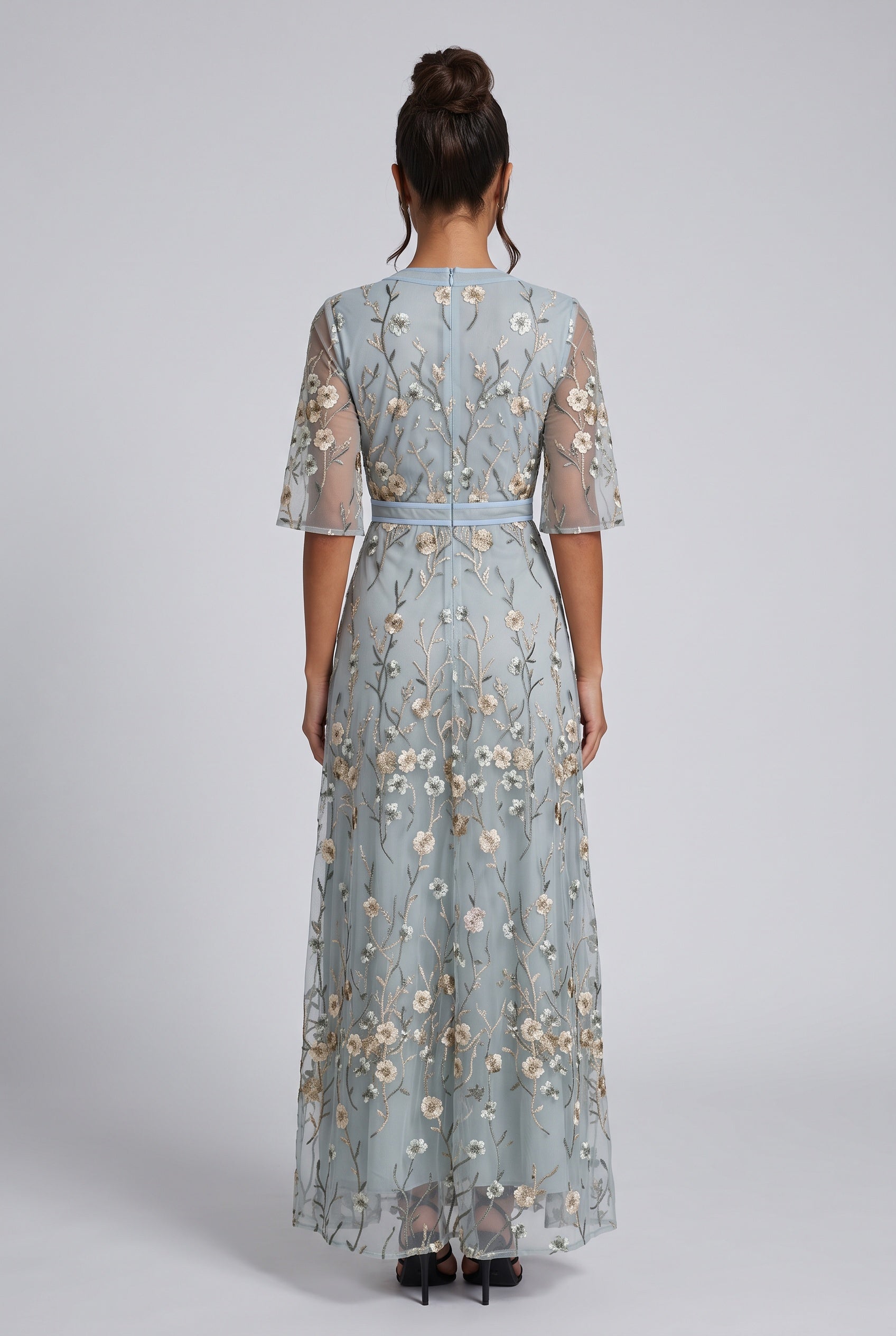 Helena | Floral Print Wrap Maxi Dress