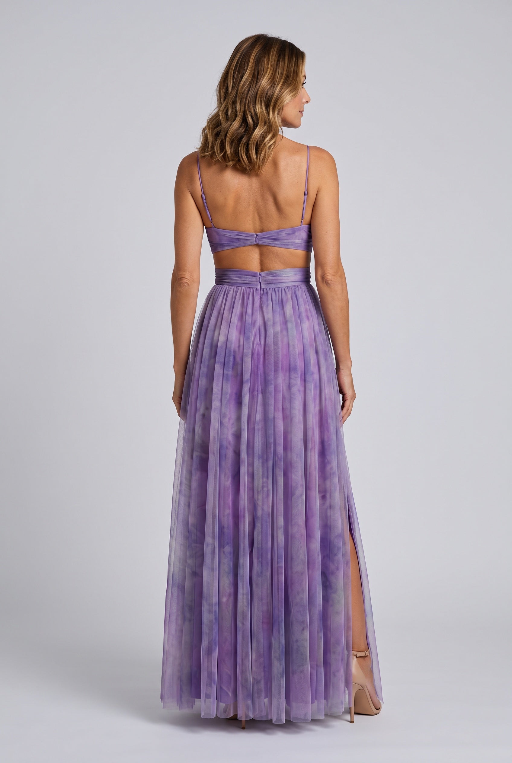 Iris | Watercolour Print Relaxed Maxi Dress