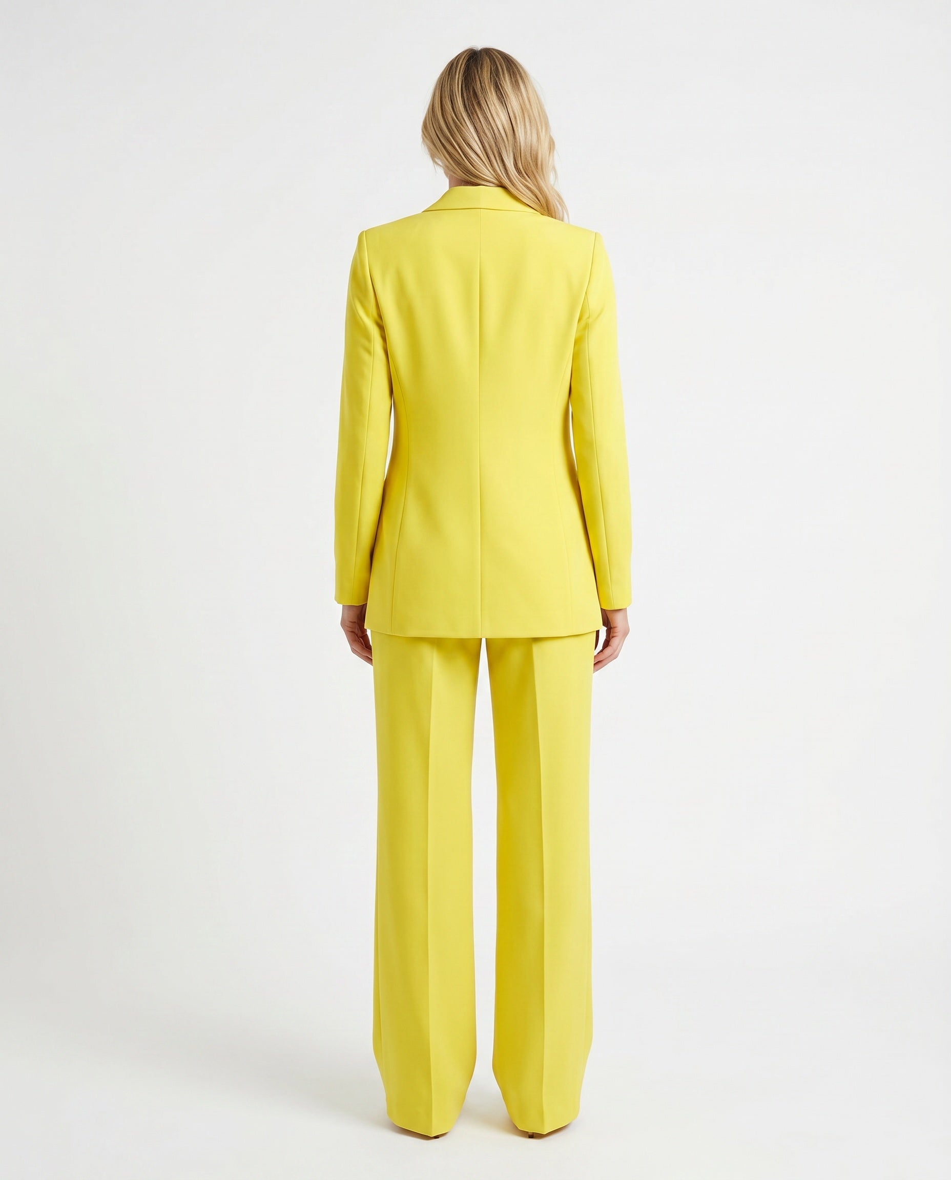 Ravelle | Longline Tailored Wide-Leg Trouser Suit
