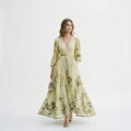 Elovine | Floral Long Sleeve Maxi Dress