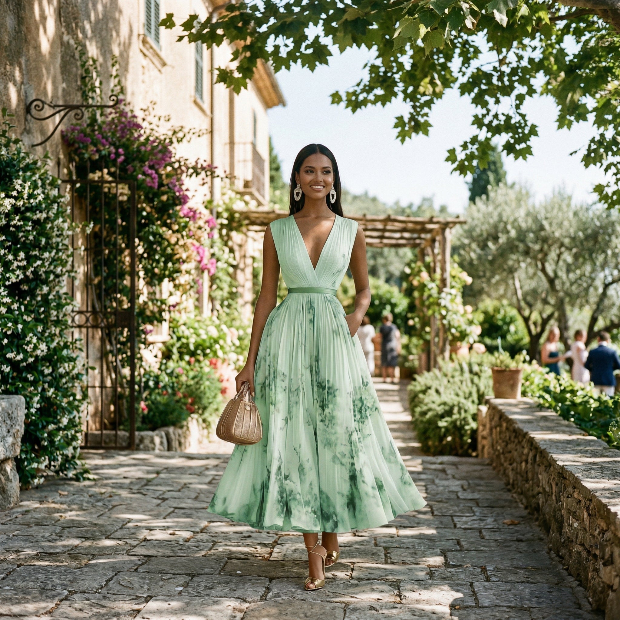 Elovine | Floral Long Sleeve Maxi Dress