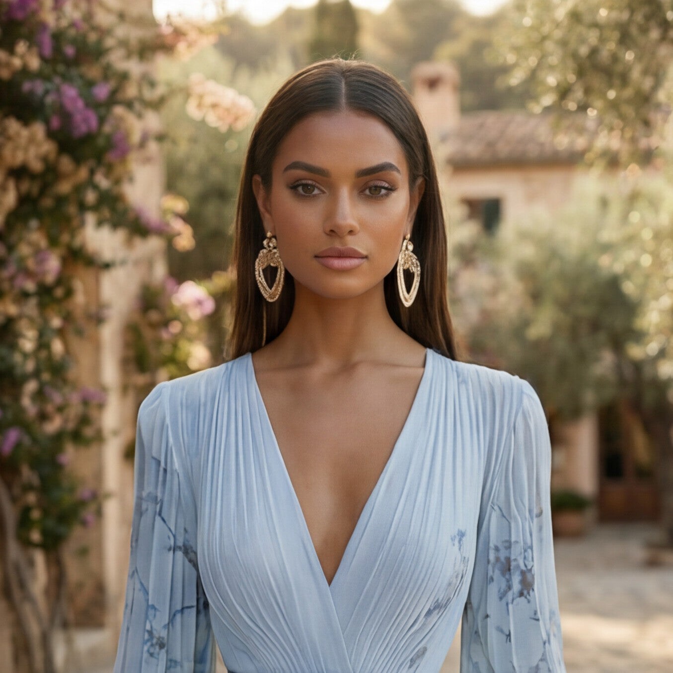 Elovine | Floral Long Sleeve Maxi Dress