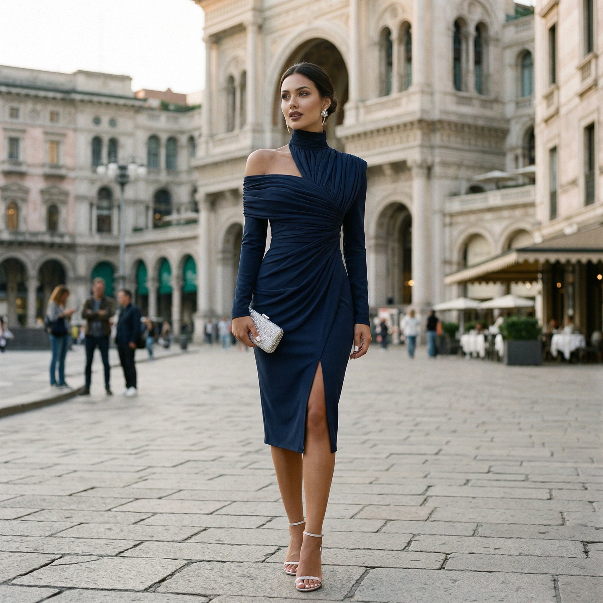 Evaline | Formal Plus Size Maxi Dress