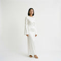 Renata | Long Sleeve Tie Waist Maxi Dress