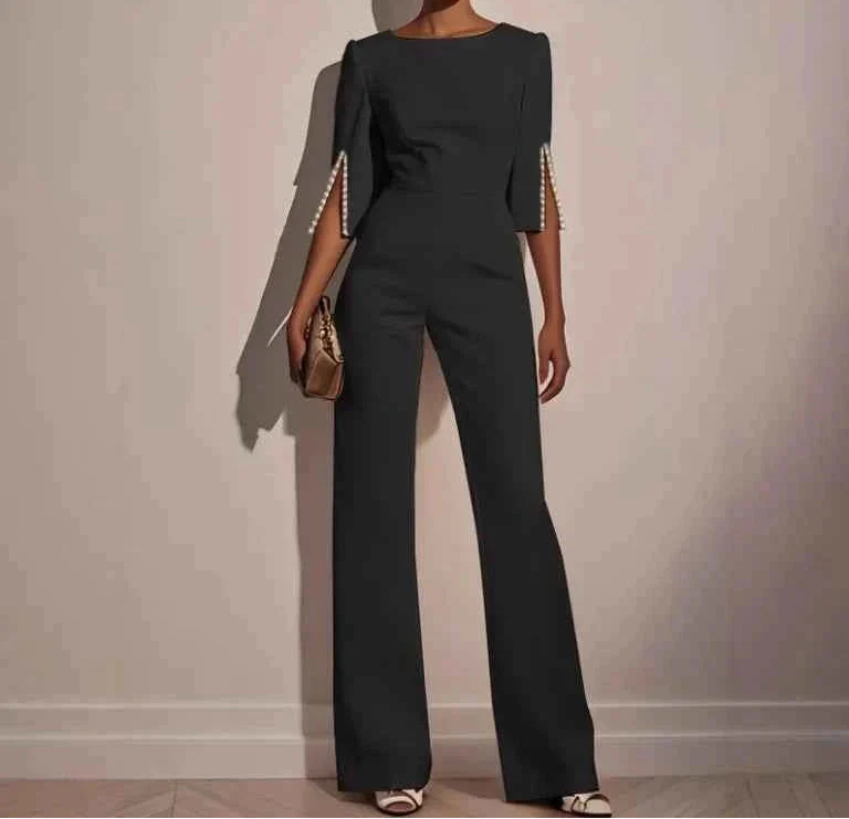 Sabine | Pearl Detail Jumpsuit