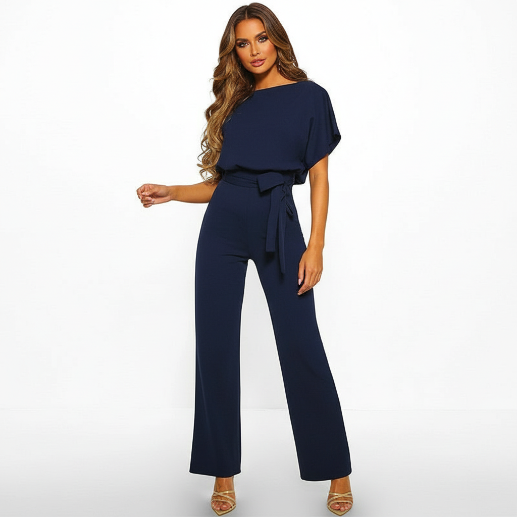 Coralie | Belted Wide-Leg Jumpsuit
