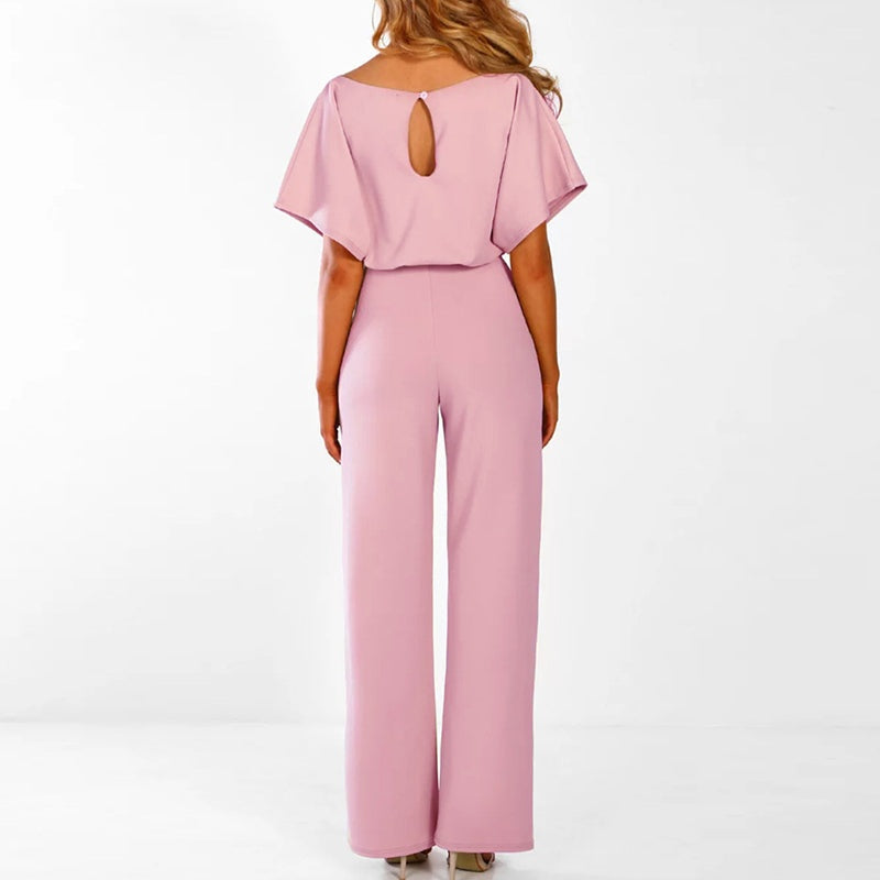 Coralie | Belted Wide-Leg Jumpsuit