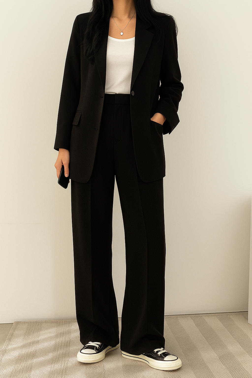 Saskia | Tweed-Look Blazer Co-ord Set