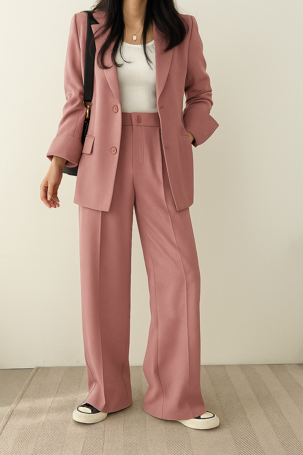 Saskia | Tweed-Look Blazer Co-ord Set