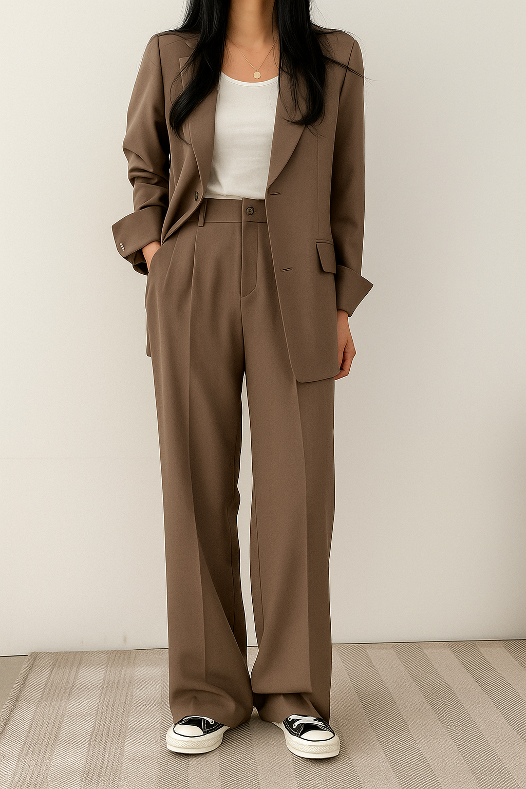 Saskia | Tweed-Look Blazer Co-ord Set
