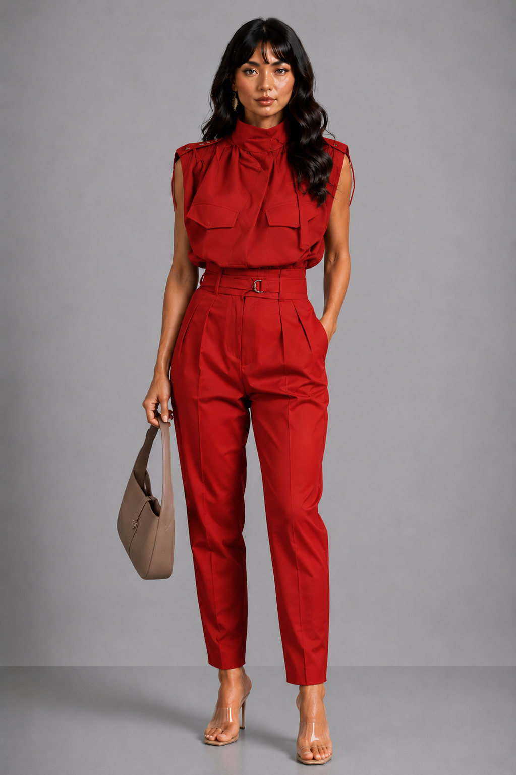 Vivara | Utility Long Jumpsuit