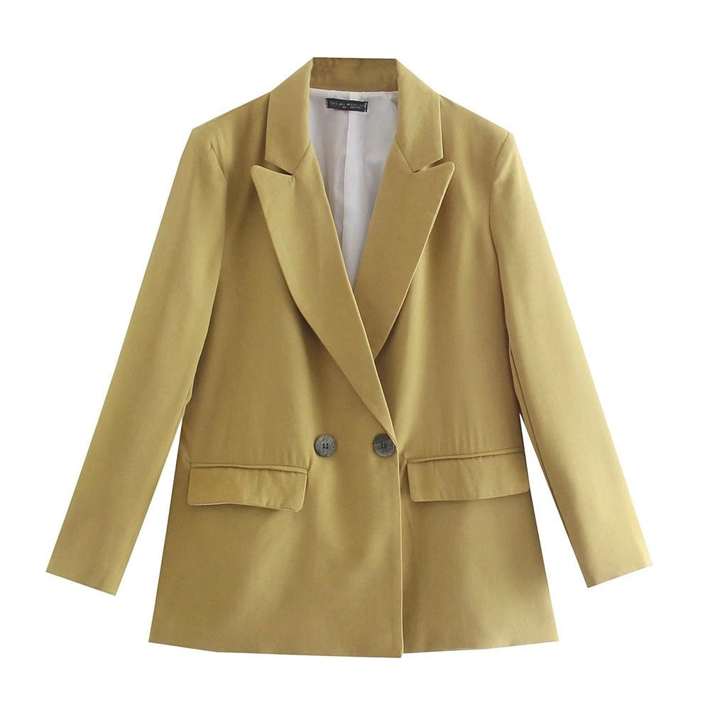 Yara | Double-Breasted Structured Blazer
