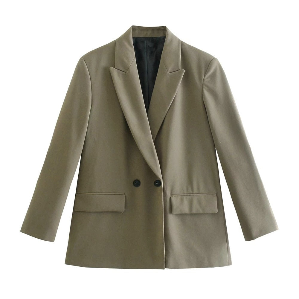 Yara | Double-Breasted Structured Blazer