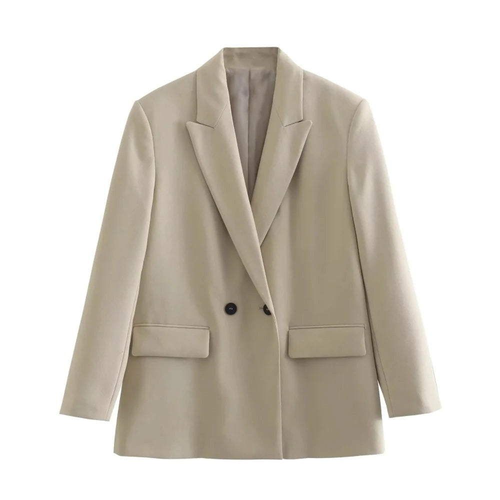 Yara | Double-Breasted Structured Blazer