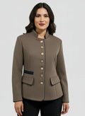 Tatum | Structured Luxe-Button Blazer