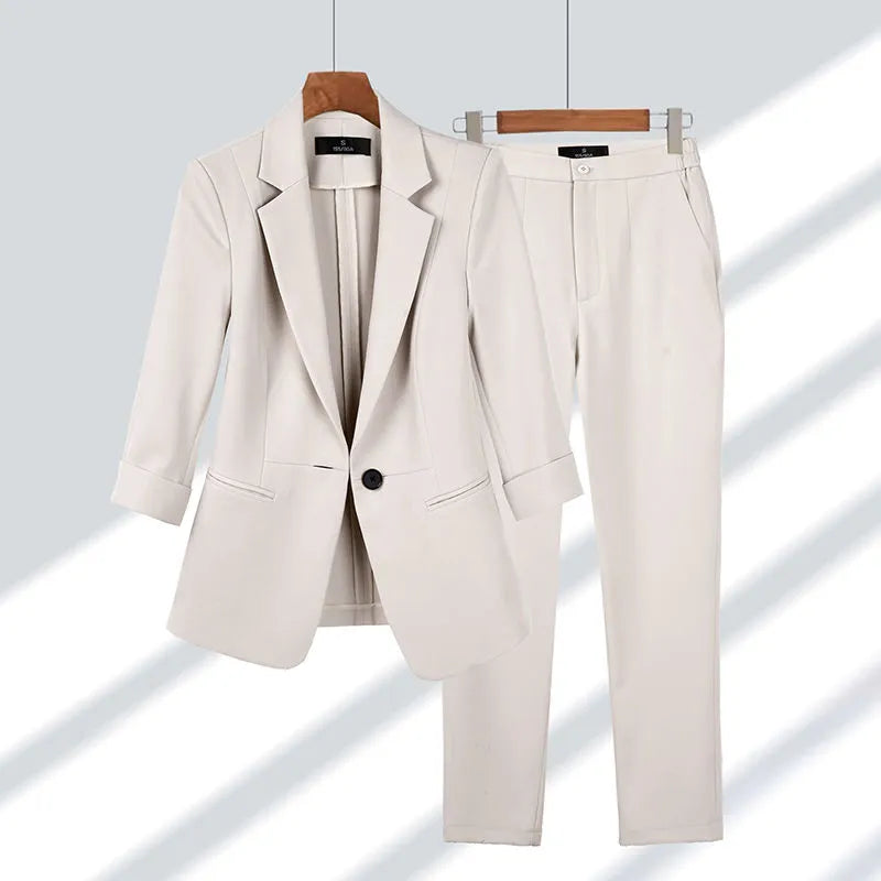 Opaline | Tailored Blazer & Wide-Leg Trouser Co-ord Set