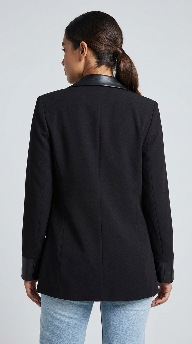 Una | Long Double-Breasted Blazer