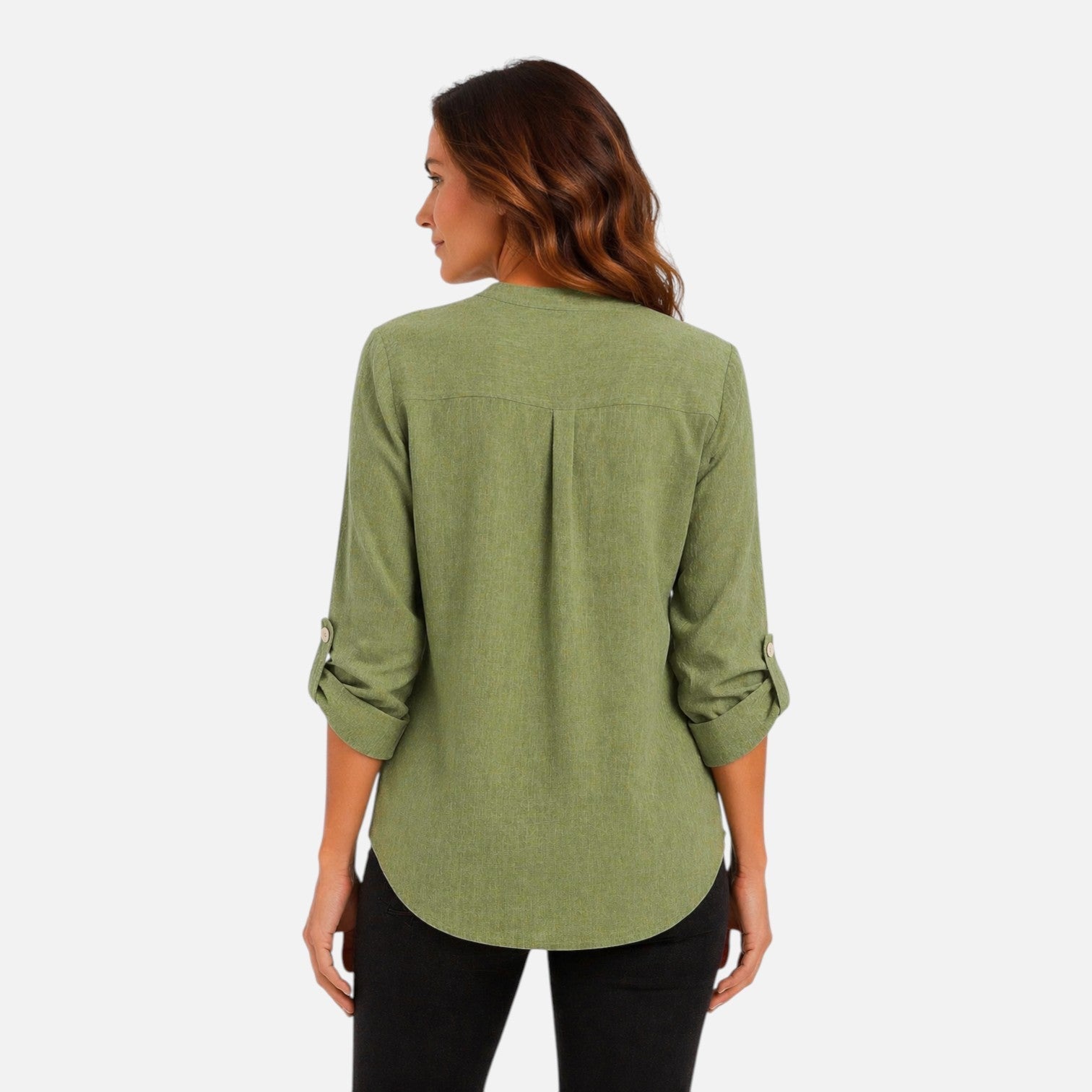 Ellie | V-Neck Long Sleeve Top