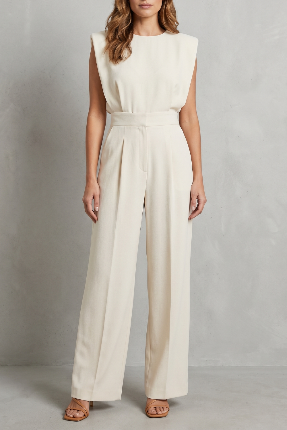 Elvaine | Sleeveless Wide-Leg Jumpsuit