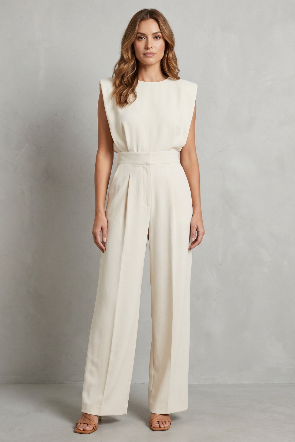 Elvaine | Sleeveless Wide-Leg Jumpsuit