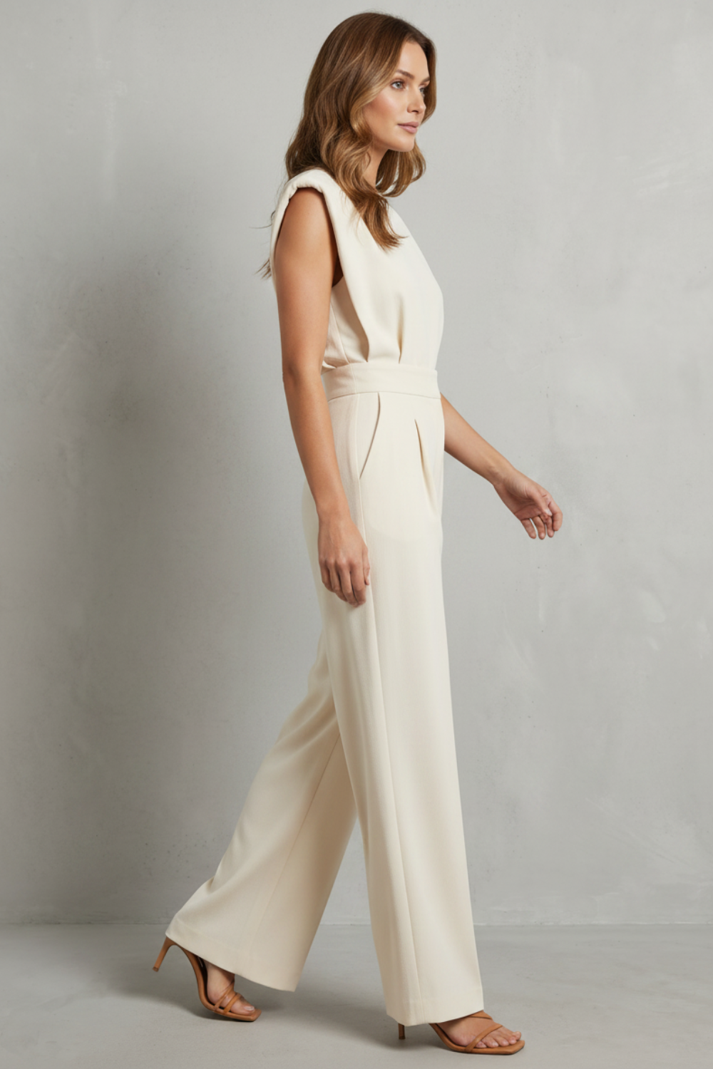 Elvaine | Sleeveless Wide-Leg Jumpsuit