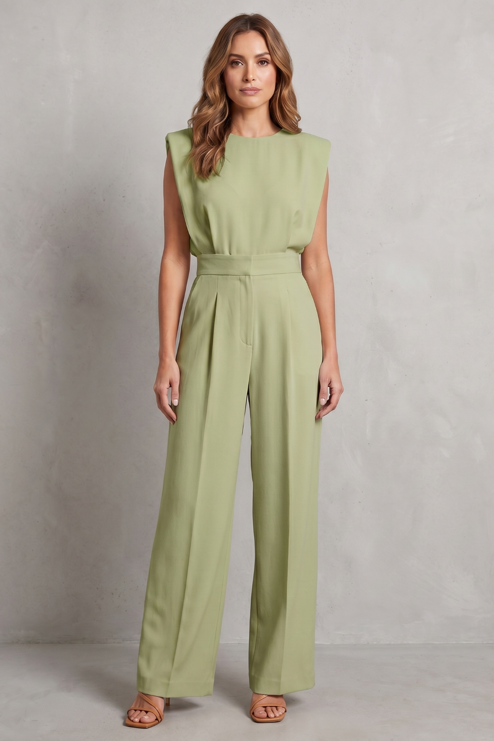 Elvaine | Sleeveless Wide-Leg Jumpsuit