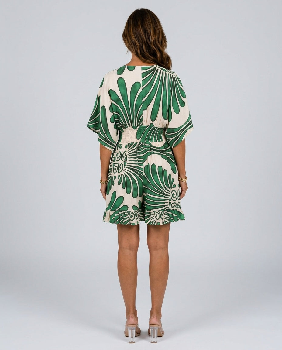 Marlowe | Botanical Print Casual Jumpsuit