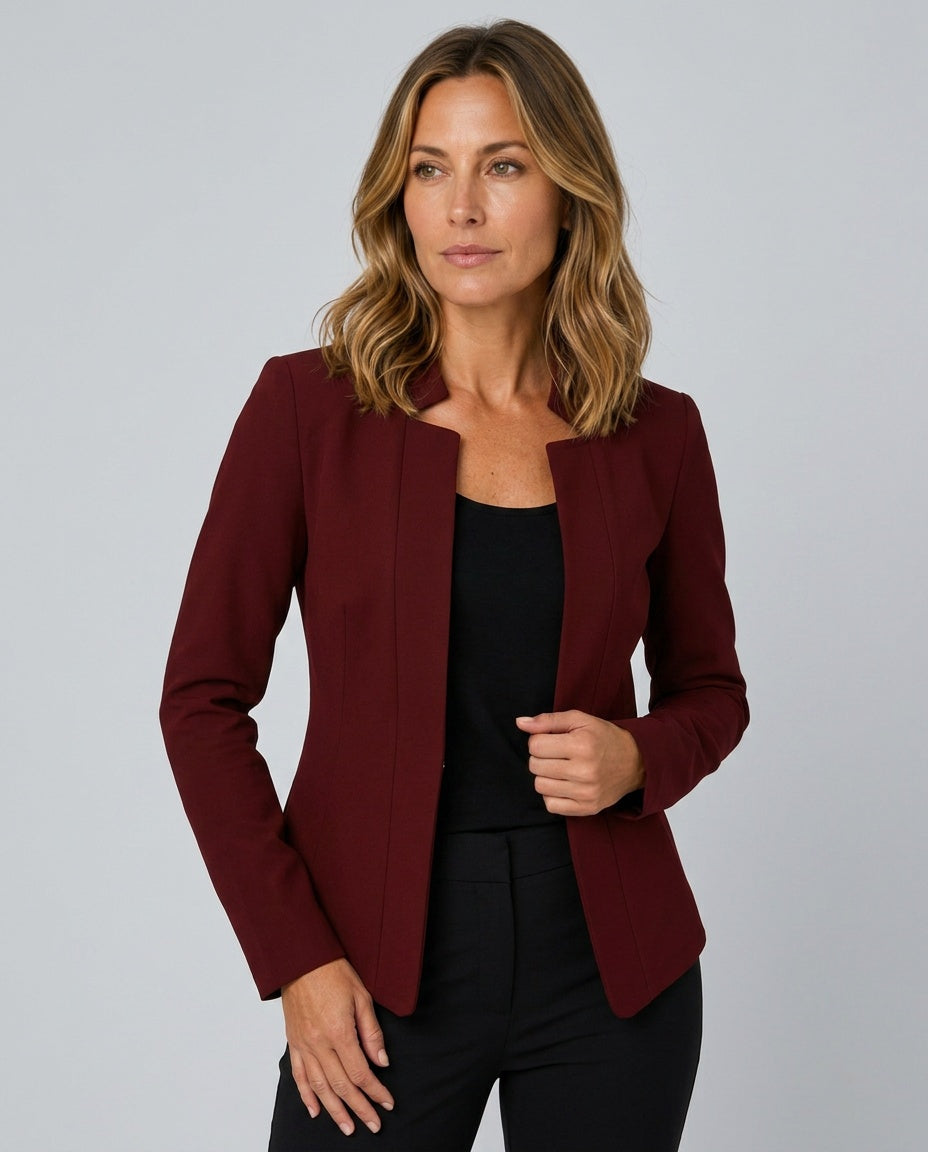 Cleo | Longline Open Front Blazer