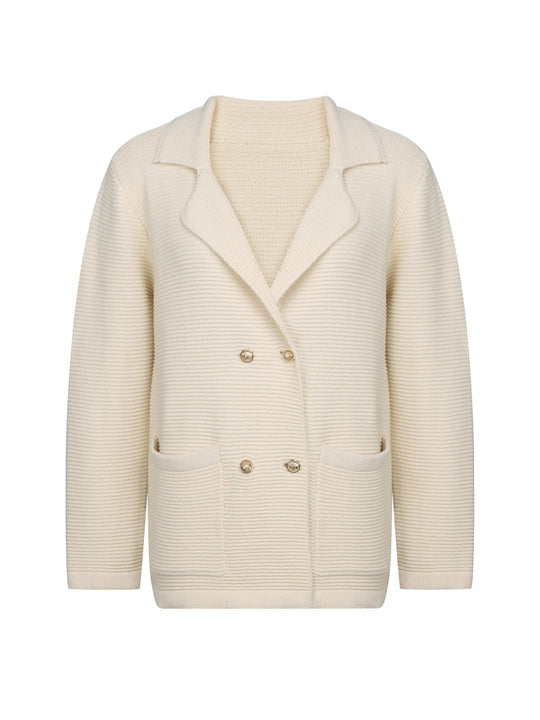 Eléa | Knitted Rib-Structure Blazer