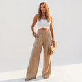 Josie | Wide-Leg Lightweight Beach Trousers