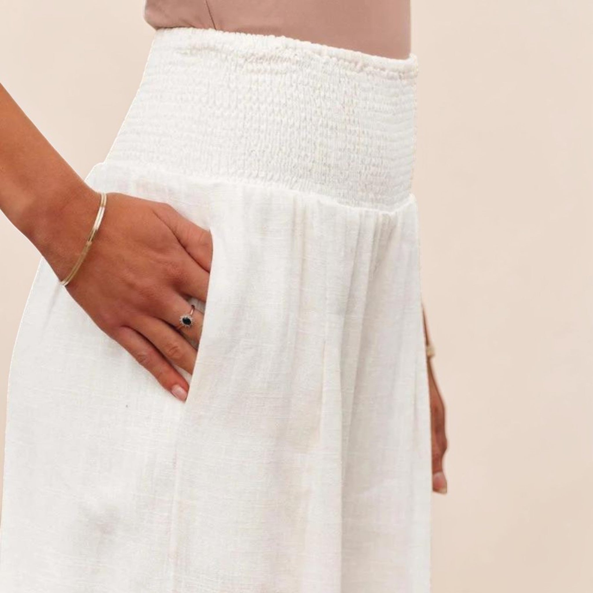 Josie | Wide-Leg Lightweight Beach Trousers