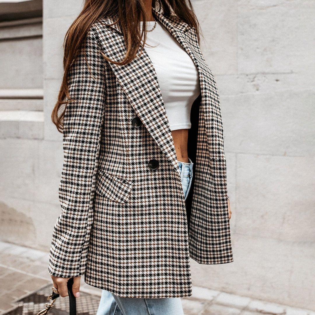 Tatum | Checked Classic Blazer
