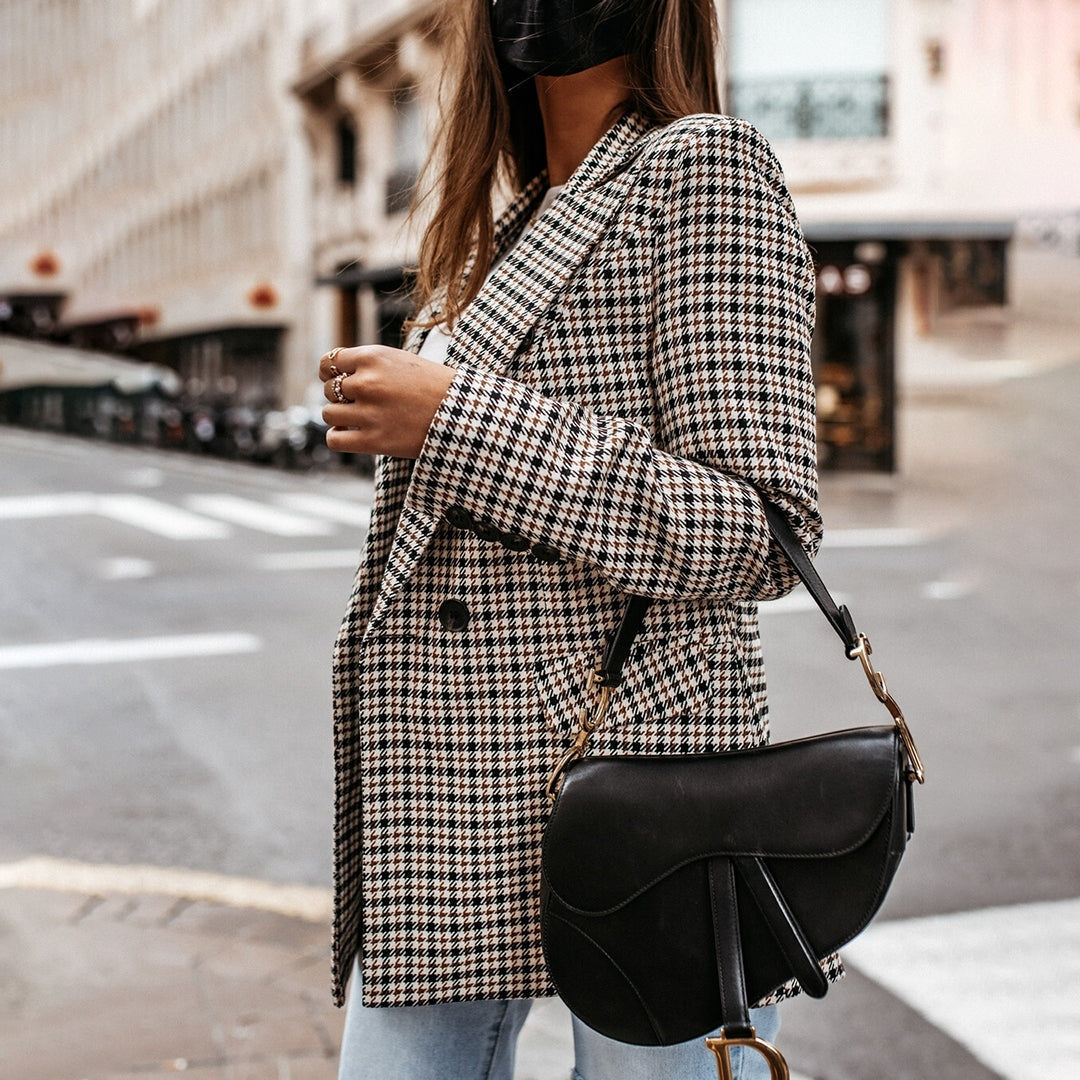 Tatum | Checked Classic Blazer