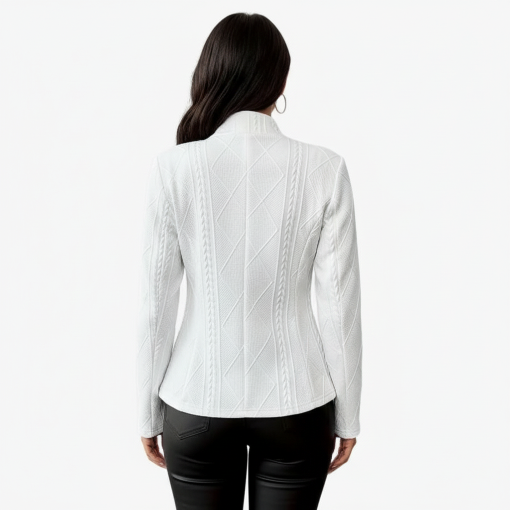 Edda | Structured Button-Front Blazer