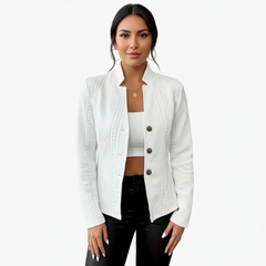 Edda | Structured Button-Front Blazer