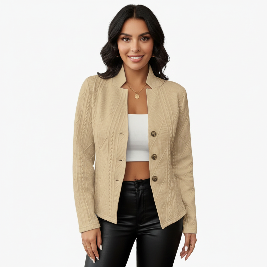 Edith | Tailored Textured Blazer