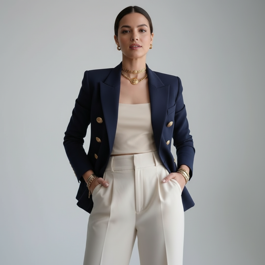 Clarisse | Tailored Double-Breasted Blazer