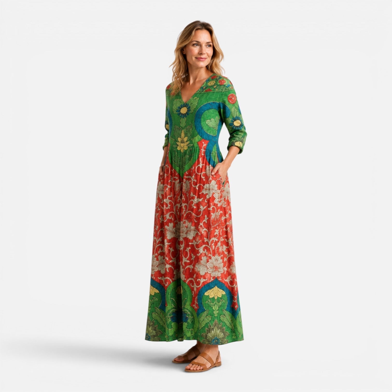 Nuria | Flowy Summer Maxi Dress