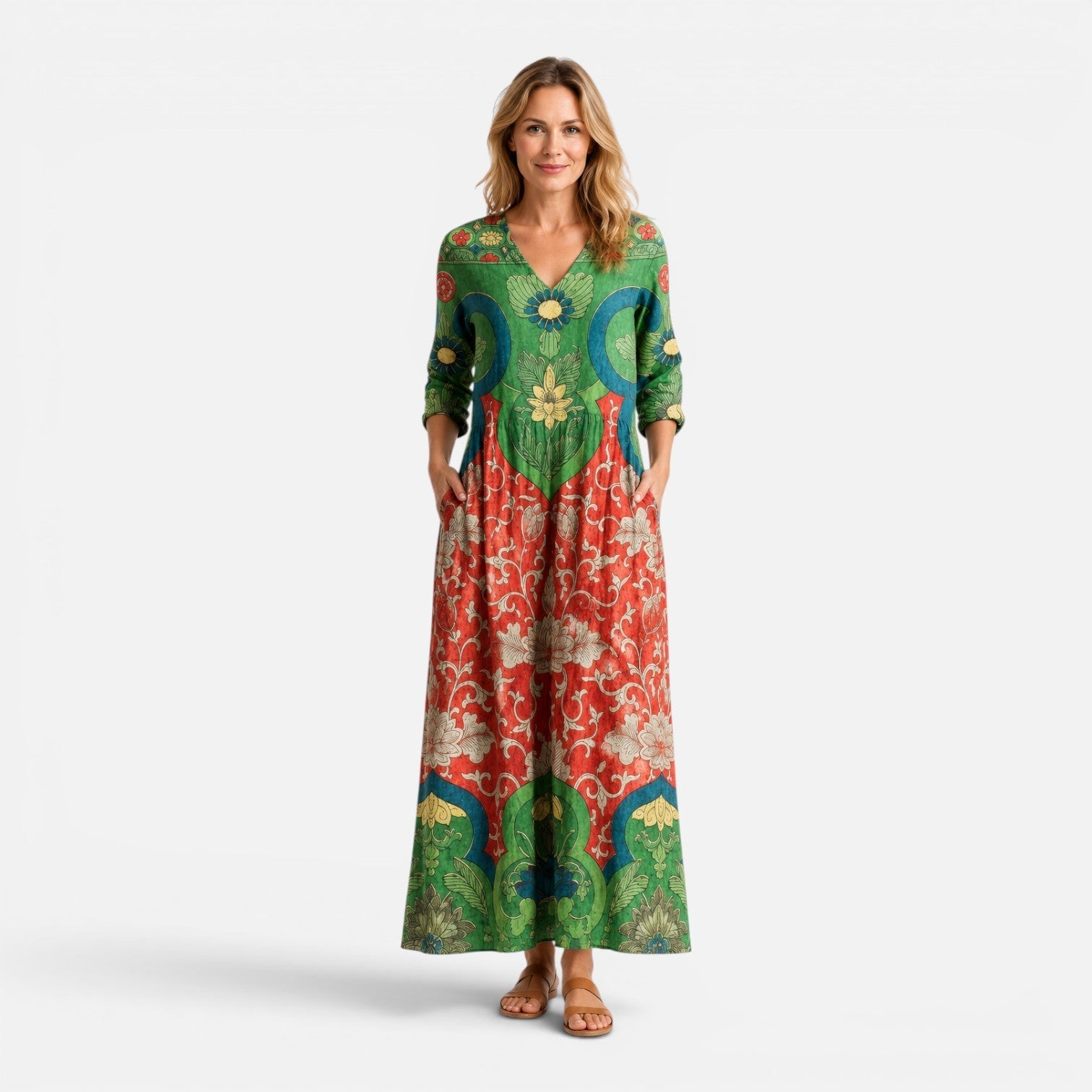 Nuria | Flowy Summer Maxi Dress