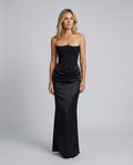 Pia | Strapless Corset Maxi Dress
