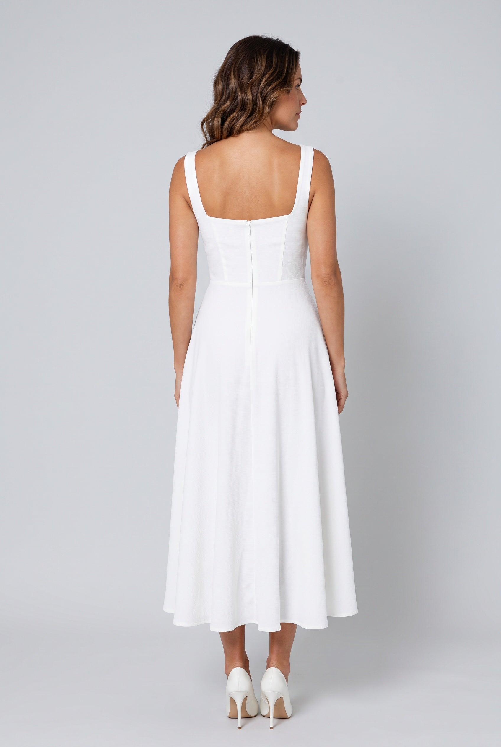 Cleo | Elegant Formal Midi Dress