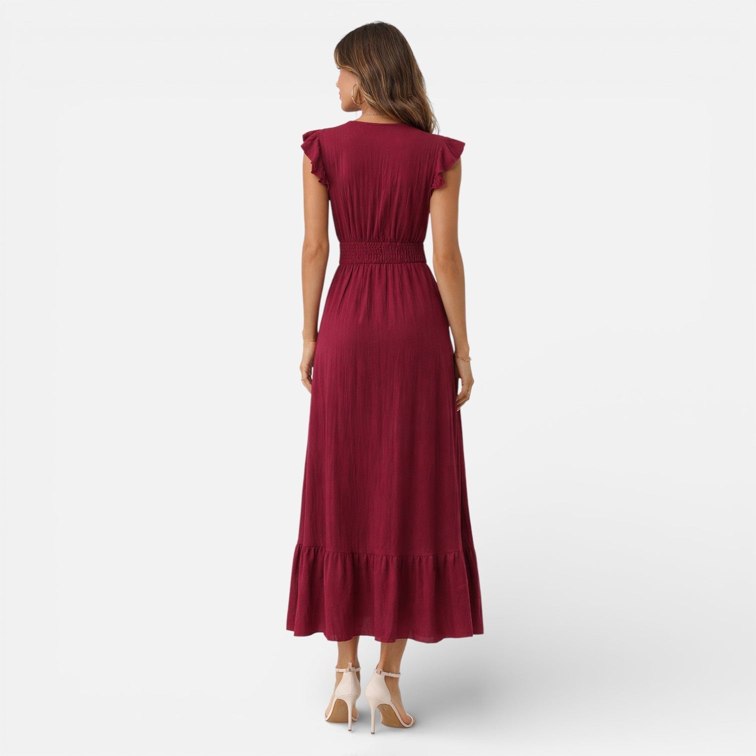 Camila | Sleeveless Flowy Maxi Dress