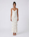 Justine | Spaghetti Strap Open Back Maxi Dress