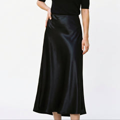 Dahlia | Elastic Waist Midi Skirt