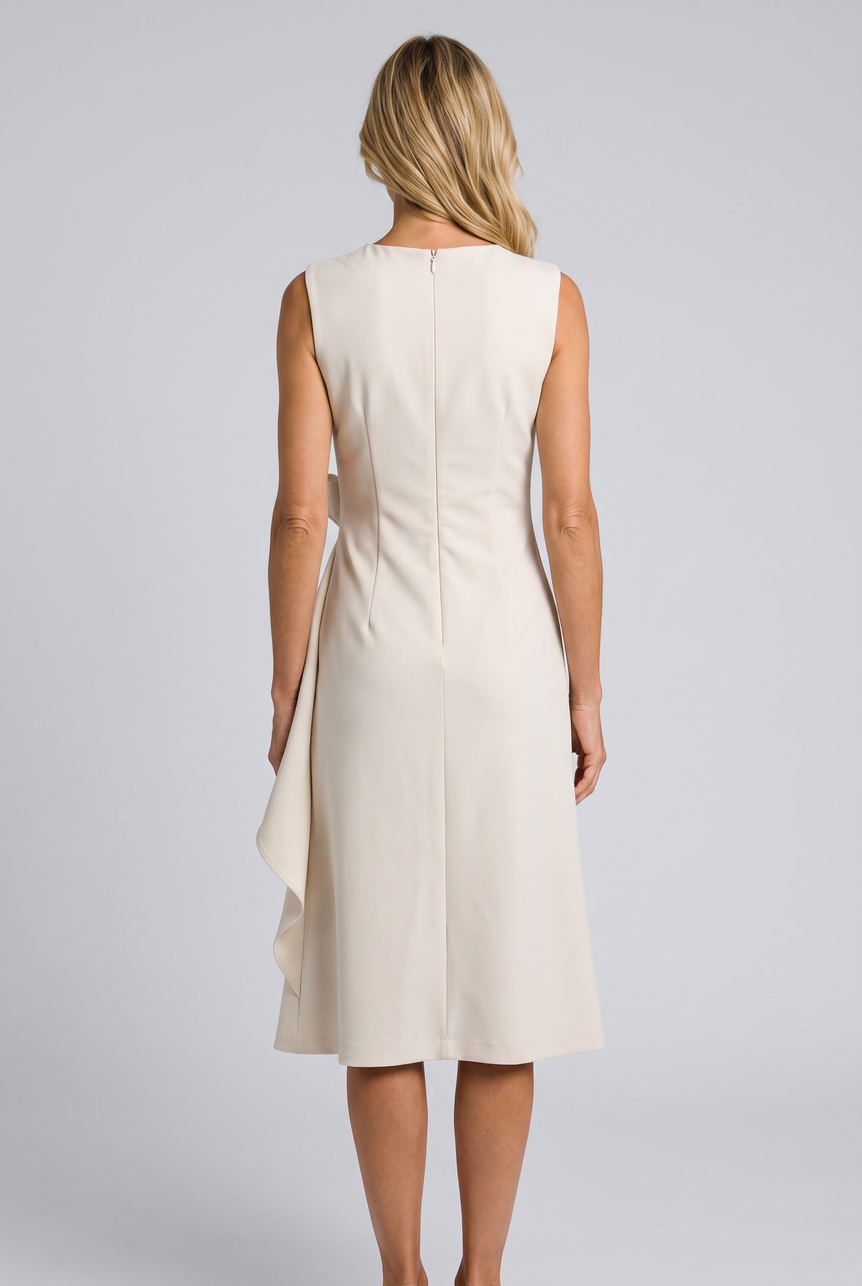Tatum | Ruffle Hem Wrap Midi Dress
