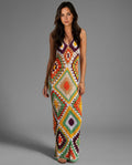Orla | Crochet Cut-Out Slip Maxi Dress