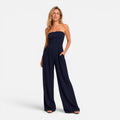 Isabela | Strapless Wide-Leg Jumpsuit
